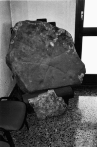 Pedra amb Inscultures de la Creu de l'Aragall (2)