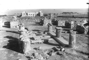 Vista general de les ruïnes de la ciutat romana d’Empúries