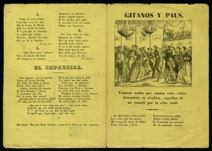 Gitanos y Paus : Canso dels Paus : que cantan las collas dels Gitanos ; Cansó dels Gitanos : que cantan las collas dels Paus ; El imparcial