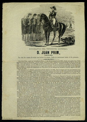 Biografia del Teniente general D. Juan Porim : Conde de Reus. La cual dá cuenta de todos sus hechos de armas, desde su nacimiento hasta el dia presente.