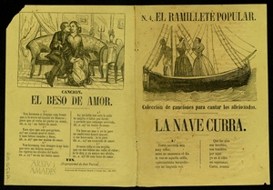 El Ramillete Popular : Colección de canciones para cantar los aficionados ; La nave curra ; El beso de amor
