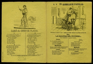 El Ramillete Popular : Colección de canciones que se cantan en el Café del Liceo de la Plaza de Sta. Ana ; La barbera del Escorial ; Cansó al Curru de Placha