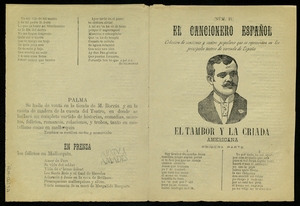 El Cancionero español ; Colección de canciones y cantos populares que se representan en los principales teatros de zarzuela de España ; El tambor y la criada americana