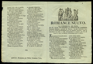 Romance Nuevo ; La comadrona de París : En el cual se refiere la historia de Casimira …