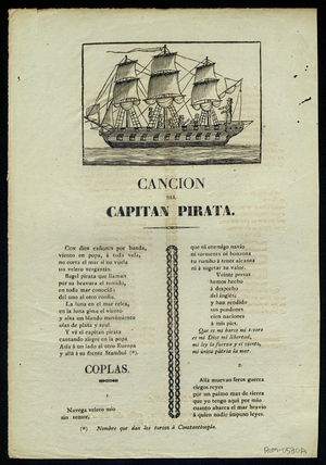 Canción del capitan pirata.