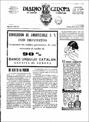 Diario de Gerona de avisos y noticias Núm. 116