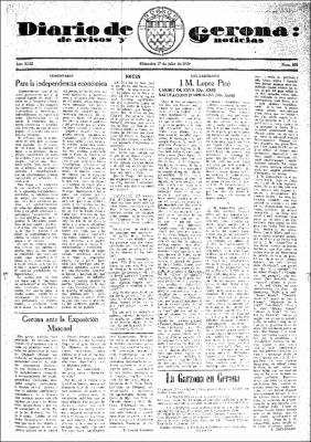 Diario de Gerona de avisos y noticias Núm. 168