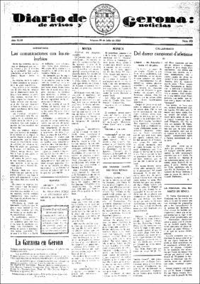 Diario de Gerona de avisos y noticias Núm. 170