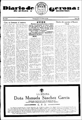 Diario de Gerona de avisos y noticias Núm. 288