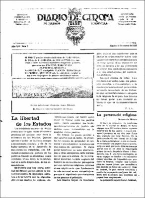 Diario de Gerona de avisos y noticias Núm. 7