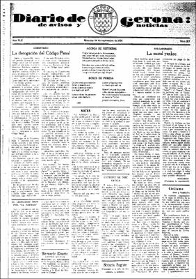 Diario de Gerona de avisos y noticias Núm. 217