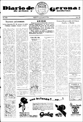 Diario de Gerona de avisos y noticias Núm. 291