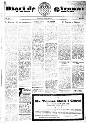 Diari de Girona d'avisos i notícies Núm. 109