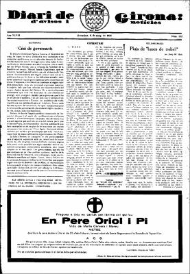 Diari de Girona d'avisos i notícies Núm. 102