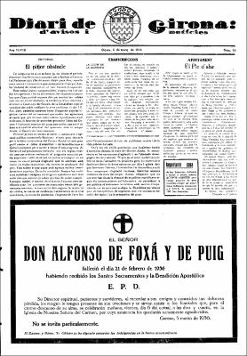 Diari de Girona d'avisos i notícies Núm. 53