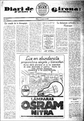 Diari de Girona d'avisos i notícies Núm. 2