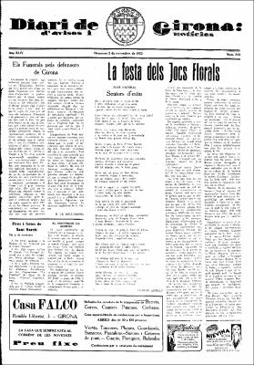 Diari de Girona d'avisos i notícies Núm. 243