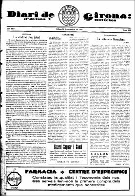 Diari de Girona d'avisos i notícies Núm. 252