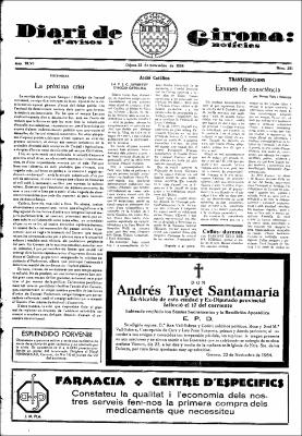 Diari de Girona d'avisos i notícies Núm. 261