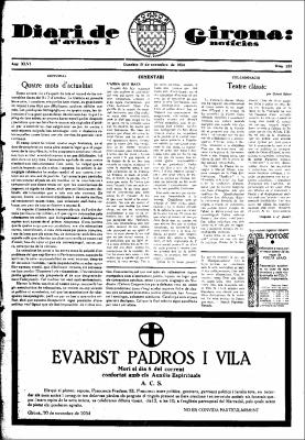 Diari de Girona d'avisos i notícies Núm. 251