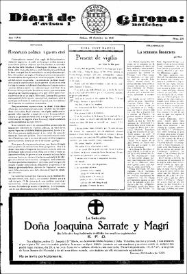 Diari de Girona d'avisos i notícies Núm. 238