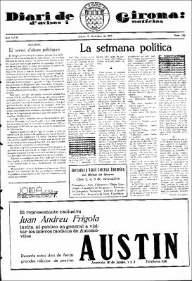 Diari de Girona d'avisos i notícies Núm. 240