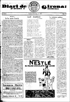 Diari de Girona d'avisos i notícies Núm. 115