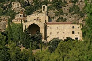 Convent de Sant Salvador (Horta de Sant Joan, Terra Alta)[Façana ponent]