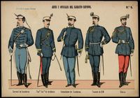 Jefes y oficiales del ejército español