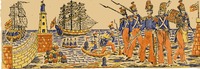 [Desembarcament de tropes d'una legió estrangera al port de Barcelona, l'any 1835]
