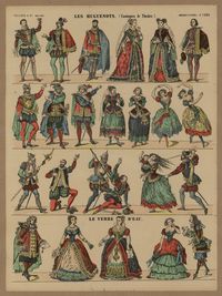 Les Huguenots (Costumes de Theâtre). Verre d'eau