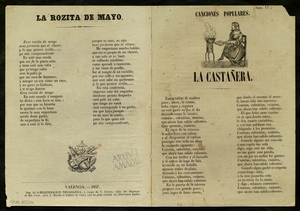 Canciones populares : La castañera ; Blanca flor ; El bandolero ; La rozita de mayo