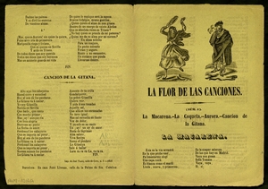 La flor de las canciones : La Macarena ; La coqueta ; Aurora ; Cancion de la gitana
