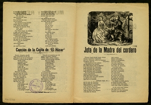 Jota de la Madre del cordero ; Couplets de "Los Cocineros" ; Mujer y reina ; Campanero y sacristan : coro del abrazo ; Canción de la Cojita de "El Húsar"