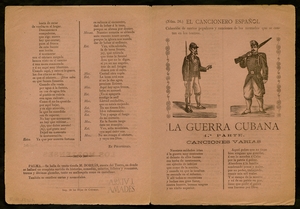 La guerra cubana : canciones varias ; Los mostenses