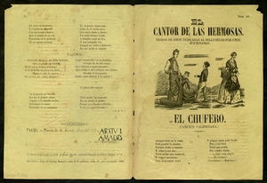 El Cantor de las hermosas : Trobas de amor dedicadas al bello secso por unos aficionados ; El chufero : cancion valenciana ; El cantor de Elisa