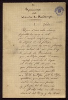 Romanços del Comte de Sardanya [Manuscrit]