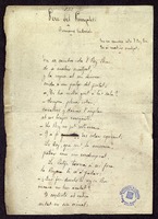 Pere del punyalet [Manuscrit] : romanç historich