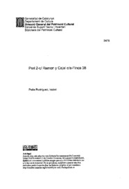 Peri 2-c/ Ramon y Cajal c/a-Finca 38