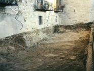Pati del Palau Abasial de l'antic monestir de Sant Cugat del Vallès