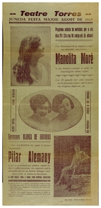 Cartell Festa Major 1928