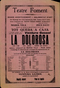 Cartell Teatre 1930