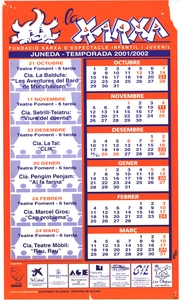 Cartell calendari Xarxa