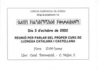 Cartell classes de català