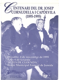 Cartell centenari del Dr. Josep Cornudella i Capdevila 1995