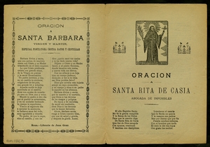 Oración que dio un Angel vestido de peregrino… ; Oracion a Santa Bárbara ; Oración a Santa Rita de Casia