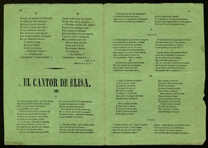 El Cantor de las hermosas : Trobas de amor dedicadas al bello secso por unos aficionados ; El chufero : cancion valenciana ; El cantor de Elisa