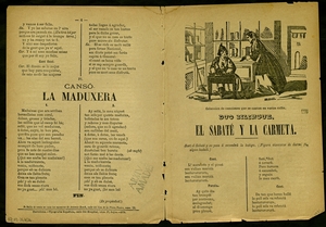 Colección de canciones que se cantan en varios cafés : Duo bilingüe : el Sabaté y la Carmeta ; Cansó : La maduxera