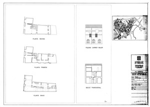 13-27 Casa carrer Major nº 11, Plantes, façanes, secció
