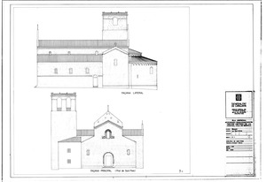 13-3 Església de St. Pere, Façana principal i lateral